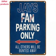 2D Flat, 1pc Jays Funny & Humorous "Full Coverage" Baseball Themed Wooden Sign, Blue & Red Arrow Des