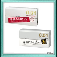 【Ready Stock】 Japan Sagami Original 0.01 Ultra Thin Condom 保险避孕套 5pcs Size L 10pcs