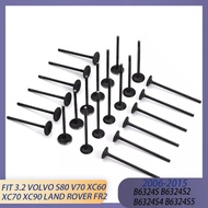 24pcs Engine Parts Intake & Exhaust Valve Kit Fits 3.2 L 06-15 B6324S For LAND ROVER FREELANDER Volv
