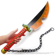 REPLIKA PEDANG UZUI TENGEN KIMETSU NO YAIBA 1 SET 2 PCS - PEDANG KAYU