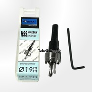 MATA Hole Saw HSS 19 mm Hole Saw Drill Bit for Iron, Wood, Plastic