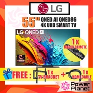 [FREE TV BRACKET & HDMI CABLE] LG 55" 55QNED86TSA Ai QNED86 / QNED80 HDR10 55QNED80TSA 4K UHD Smart 