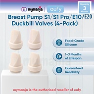 eufy Duckbill Valves (4-Pack) for Wearable Breast Pump E10/S1/S1 Pro, Breast Pump Replacement Parts