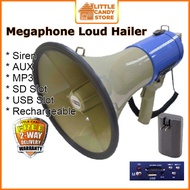 TEKNIK Power Megaphone Loud Hailer With Siren, USB, SD, AUX, Mute, MP3, Microphone, Megafon Haler Sp