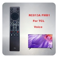 New suitable for RC813A FMB1 TCL intelligent Bluetooth voice TV remote control, universal for 2025 T