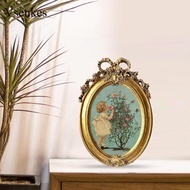 [Vsenkes] Photo Frame Oval Picture Frame Picture Holder Picture Display Frame for Living