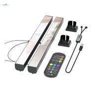 2PC LED Light RGB Room Decor Abyss Lamp Bluetooth Ambient Night Light Desktop Mood Lighting for TV P