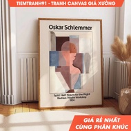 Tranh treo tường Bauhaus Theater Schlemmers Figure Bauhaus Oskar Schlemmer tặng kèm đinh treo nhận i