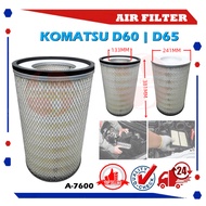 S2U Air Filter Komatsu D60 D65 6112-83-7620 A7600 Penapis Angin Udara Kereta