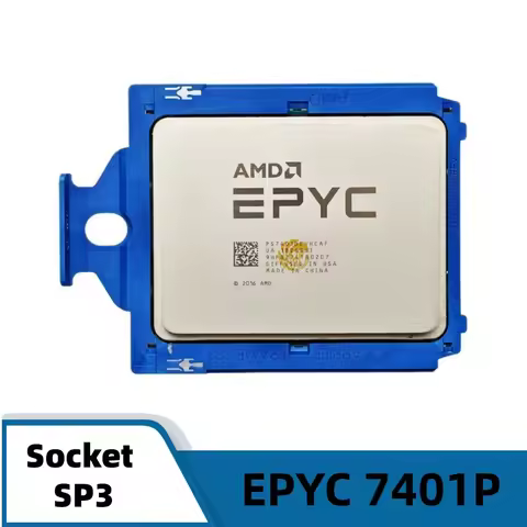 AMD EPYC 7401P CPU 2.0GHz 64M Cache 170W 32Cores 64threads Socket SP3 LGA4094 2.0GHz EPYC7401P