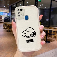 เคส Samsung M31 มาใหม่ case Snoopy กระแสหนัง Soft Silicone กล้องหน้าเต็มจอ ป้องกันกล้องกันกระแทกและก