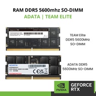 RAM SODIMM DDR5 5600MHZ 8 | 16 | 32GB ADATA TEAM ELITE/ NEW AND OFFICIAL PRODUCT (digital decor)