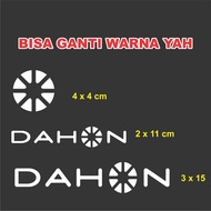 Bicycle Sticker - Dahon folding bicycle Sticker