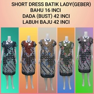 SHORT DRESS BATIK LADY (GEBER)
