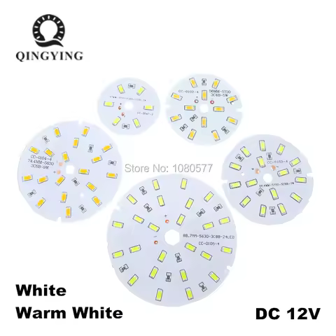 5pcs DC 12V 3W 5W 7W 9W 12W 15W 30W 45W SMD5730 Lamp Plate Needn't Driver Connect Light Source White