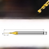 Micro Drill Bit 5A Tungsten Steel Micro PCB Drilling Tool Titanium Coated Alloy Twist Drill Bit for