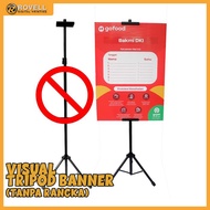 Visual tripod banner