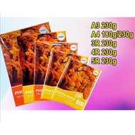 QUAFF Glossy Photo Paper Tree Type A4 | 5R | 4R | 3R Size 230gsm (20sheets/pack)