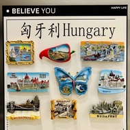 【Shipment Within 24 Hours‌】 Magnet Peti Sejuk Budapest Hungary Chain Bridge Parlimen Budapeṣt Fisher