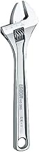 UNIOR 605113 - Adjustable wrench, 450 mm, 18 Inch, 60 mm max Joint size, premium chrome vanadium ste