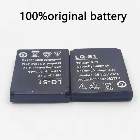 LQ-S1 3.7V 380mAh Smart Watch Battery DZ09 Battery For DJ-09 V8 X6 AB-S1 SCX-M9 FYM-M9 GJD HKS-S1 LQ