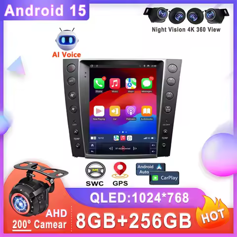 Car DVD Android 15 For Lexus GS300 S190 GS350 GS400 GS430 GS450h GS460 GS 300 III 3 350 400 430 450h