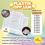 (CAN Mix SIZE Contents 100 pcs) OPP Plastic Thin Glue 7X18 8X18 9X18 10X18 11X18 12X18 13X18 14X18 1