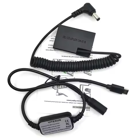 For Canon EOS RP R50V 250D 750D 760D 800D 850D 8000D 9000D X8i X9i X10 Camera LP-E17 Dummy Battery D