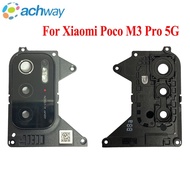 Untuk Poco M3 Pro 5G belakang kamera belakang belakang dengan bingkai kamera utama bahagian telefon pintar M2103K19PG M2103K19PI