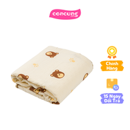 Chăn xô 2 lớp hạt đậu Animo B2409_MN004 (100x100cmKem)