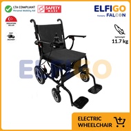 Falcon Ultra-Lite Carbon Motorised Electric Wheelchair (11.7 kg) | Travel Friendly | Car Portable