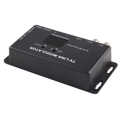 TM70 Modulator TM70 For PAL/NTSC TV LINK Modulator AV To RF Converter Extender With Channel Display 