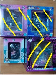 日版 鬼滅之刃 一番賞 持刃至黎明 D賞 禰豆子 躺臥 ，鬼棲息的街 C賞 墮姬 完全體 ， 持著不屈之心與持刀前進 C賞 胡蝶忍 / 蝴蝶忍 , D賞 栗花落 香奈乎   (盒況95%新，未拆盒)