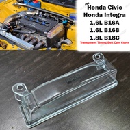 Clear Cam Pulley Gear Timing Belt Cover Honda Civic SR4 SR3 SO4 SO3 EG EG6 EG9 EK EK4 SH4 EF9 Integr
