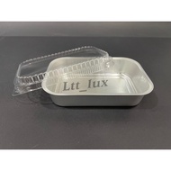 4363-P Aluminium Foil Tray with Clear Lid (5 sets ±) Rectangle / Rectangular My Chef Foil Tray 4363 