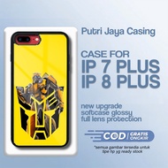 HP Ip 7 plus Case Latest ip 8 plus/ - Xiaomi Ip 7 plus ip 8 plus/ - Robbot Motif - Premium Glossy Ha