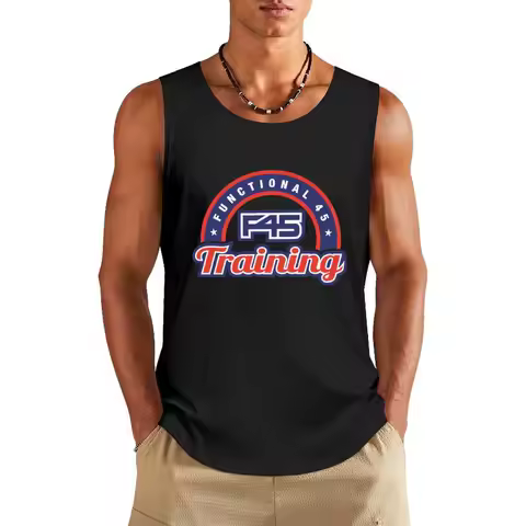 Official F45 Training Tank Top gym clothes man fitness gym shirt men sports clothes for men