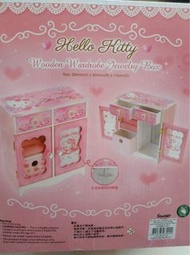 Sanrio Hello Kitty Wooden Wardorbe Jewellery Box 衣櫃型 木首飾盒 收納盒