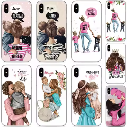 Mom Girl Boy Cover For TCL 505 502 501 50 XE 10 20 Pro 30 SE 40 XL LE 4G Nxtpaper 5G K11 403 306 305