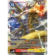 Digimon Card Code BT14-018 - Goldramon - Digimon - Rare