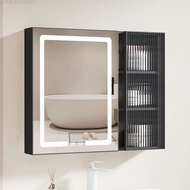 S-6💝Mirror Cabinet Separate Storage Box Smart Bathroom Mirror Wall-Type Alumimum Mirror Box Storage Bathroom Defogging S