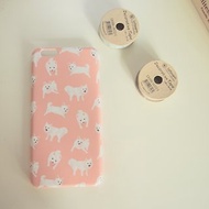 銀狐犬 iPhone 6 Plus 手機殼-粉紅色
