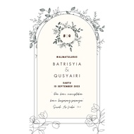 Digital Wedding Card / Kad Kahwin Digital / E-Card Wedding ( 3 PAGES )