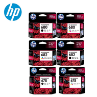 HP 682 HP 680  HP 678 COMBO OR SINGLE PACK INK CARTRIDGE. 2135 2676 E410 E510 2132