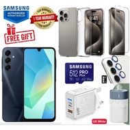 Like New Full Set Samsung A16 5G Phone (Black color) + Warranty + Screen Protector + Casing + 512GB 