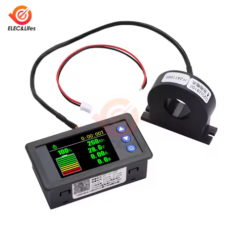 H56AH DC10V-100V 50A Battery Coulometer Professional Precision Digital Battery Capacity Tester for L