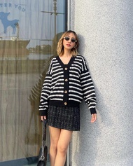 HYDE - DAIQUIRI STRIPED CARDIGAN