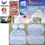 Mitsubishi Storm L200 Pickup (1996 - 2000) Lace Auto Seat Cover Half Cover Set Car Care Interior Acc