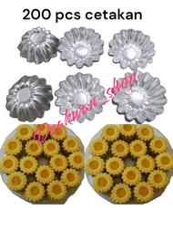 200 Pcs Cetakan Nastar Bunga COD Termurah/cetakan nastar Bunga matahari