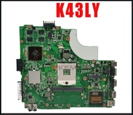 K43LY Motherboard for ASUS K43L K43LY X84HR K84HR X43L X84H K84H Laptop Motherboard PGA989 Rev 2.0 Notebook Mainboard Tested